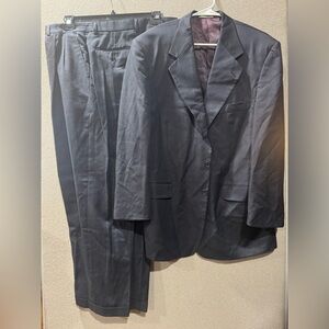 Macys men’s store Gruppo size 42R wool Classic Black Men's Suit